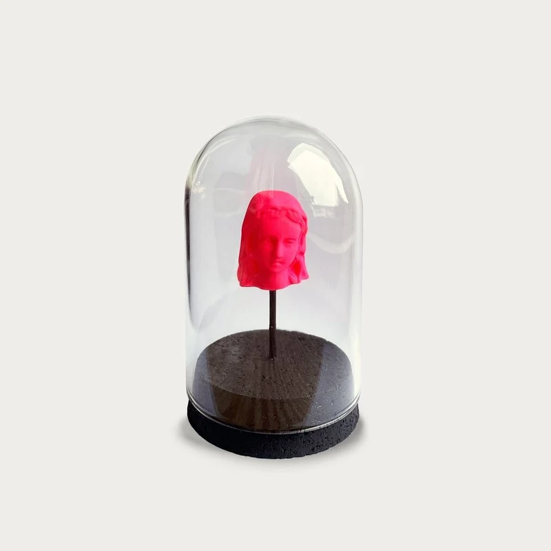 Holy Kitsch Maria unter der Haube neon pink