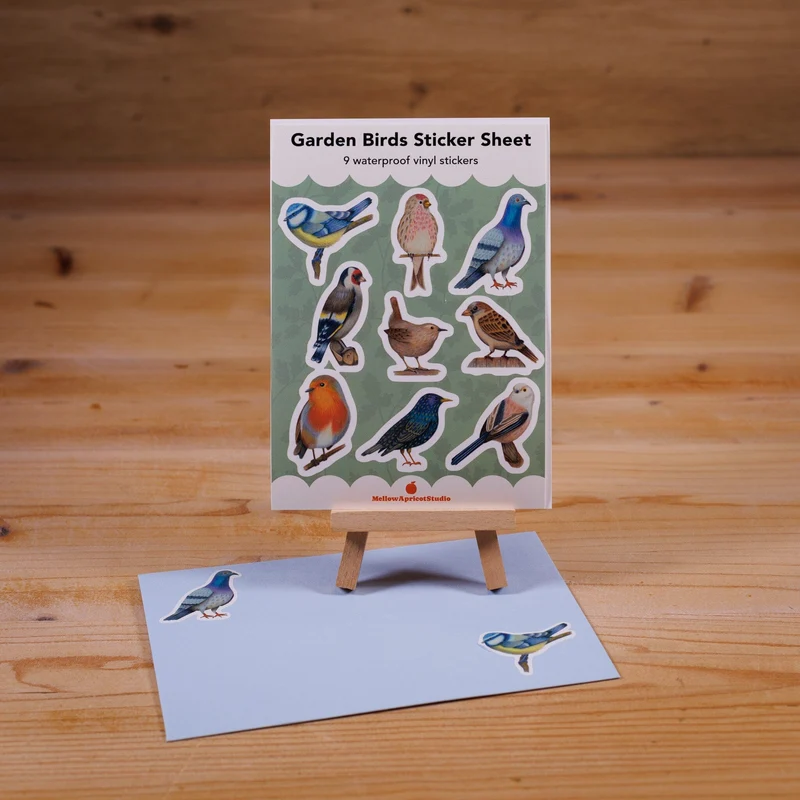 Sticker - Gartenvögel
