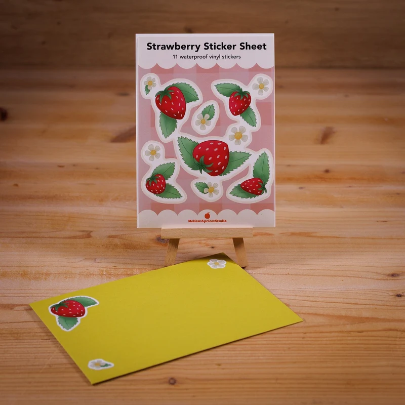 Sticker - Erdbeeren