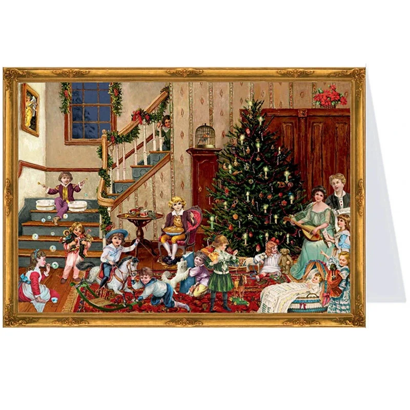 Postcard Advent calendar “Christmas Eve”