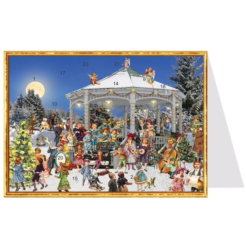 Postcard Advent calendar “At the Pavilion”