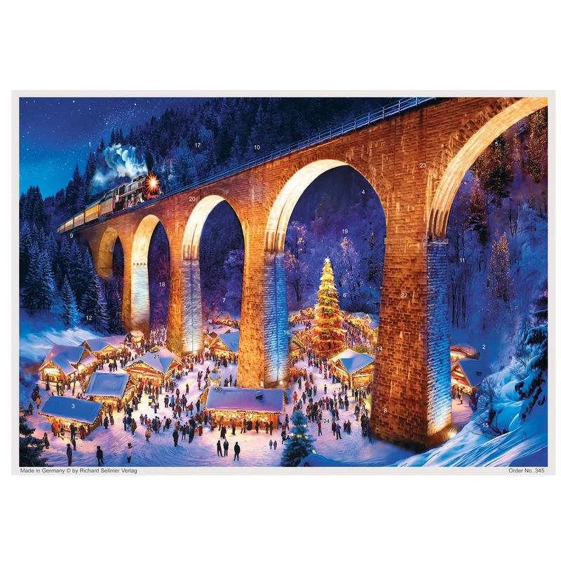 A3 advent calendar Ravenna Gorge Railway Viaduct